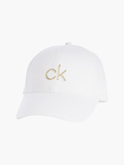 Calvin Klein Táskák & Kiegészítők HU019156 | Calvin Klein Cotton Twill Női Sapka Fehér